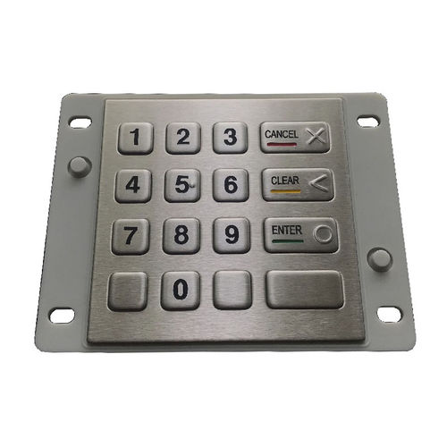 Цифровая клавиатура 16 клавиш - CK-KE100100-BP - Clickin Industrial Co., Ltd. - встраиваемая / из нержавеющей стали / антивандальная