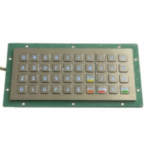 Встраиваемая клавиатура - CK-KB211108-BL - Clickin Industrial Co., Ltd. - с механическими клавишами / из нержавеющей стали / ударопрочная