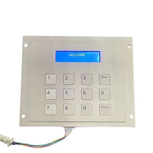 Цифровая клавиатура 12 клавиш - CK-KE3IN1-LCD - Clickin Industrial Co., Ltd. - встраиваемая / из нержавеющей стали 304 / USB