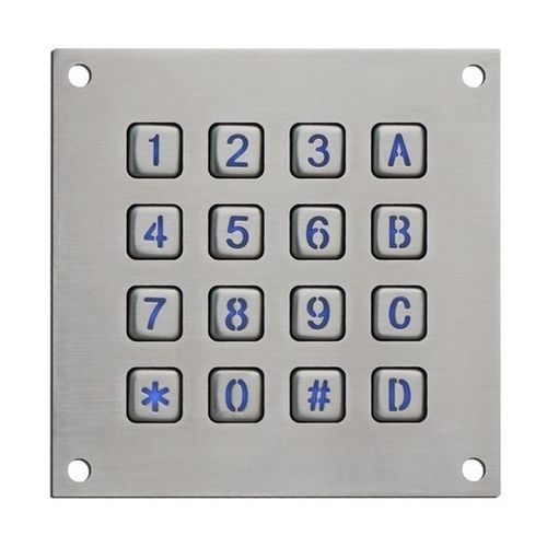 Цифровая клавиатура 16 клавиш - CK-KE113113-BL - Clickin Industrial Co., Ltd. - встраиваемая / из каучука / из нержавеющей стали 304