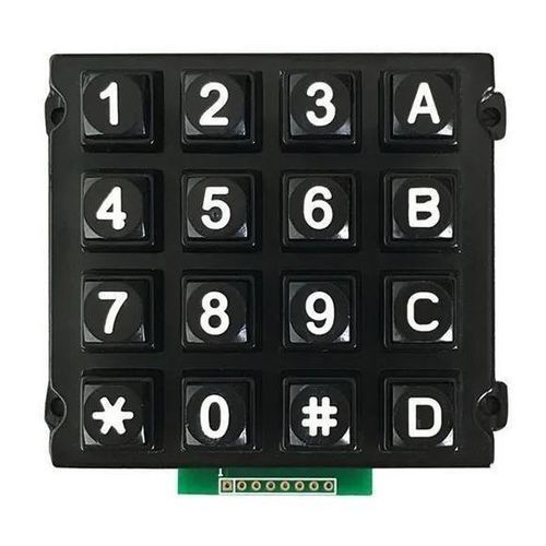 Цифровая клавиатура 16 клавиш - CK-KE7671-KL - Clickin Industrial Co., Ltd. - встраиваемая / с механическими клавишами / из металла