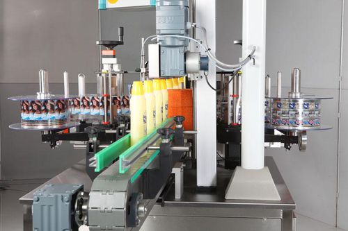 Автоматическая этикетировочная машина - Geset 300 - Weber Marking Systems - для бутылок / поворотная / двусторонняя