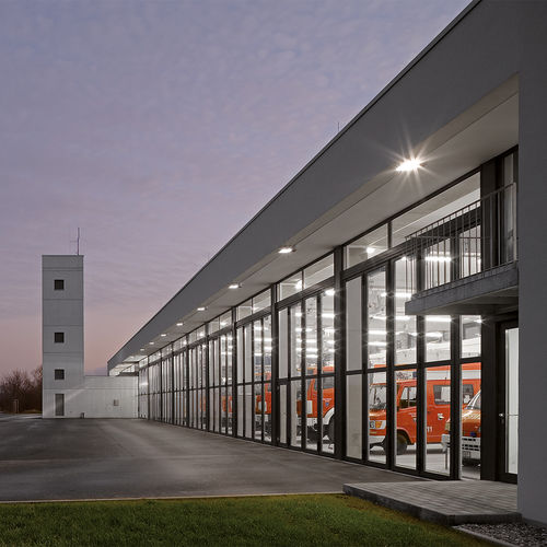 Складной ворота - AL602F Robust - Schneider Torsysteme Gesellschaft m.b.H - из алюминия / застекленный / промышленный