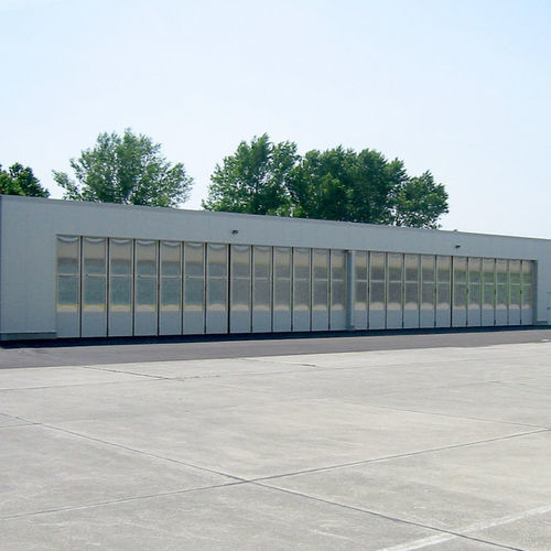 Складной ворота - STRONG ST602SF - Schneider Torsysteme Gesellschaft m.b.H - раздвижной / из стали / застекленный