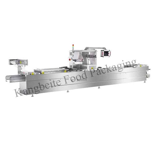 Устройство для термоформования с подачей в рулонах - DRZ series - Shandong Kangbeite Food Packaging Machinery Co., Ltd. - для упаковки продуктов питания / автоматическое / вакуумное