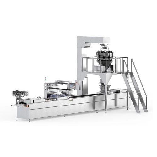 Автоматическая упаковочная машина - DRZ520 - Shandong Kangbeite Food Packaging Machinery Co., Ltd. - вакуумная / для гигиенических продуктов / для продуктов питания