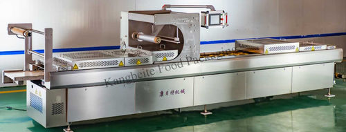 Устройство для термоформования с подачей в рулонах - TVS series - Shandong Kangbeite Food Packaging Machinery Co., Ltd. - для упаковки / автоматическое / вакуумное