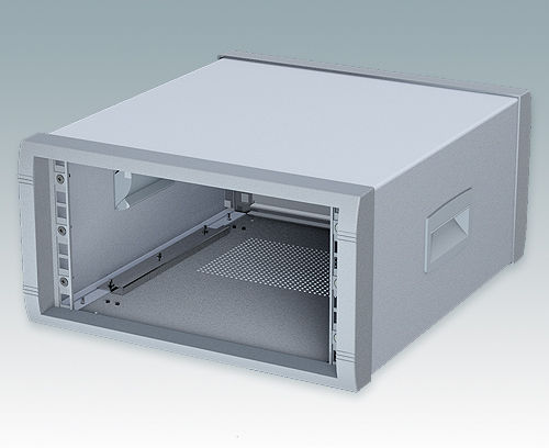 Корпус для монтажа в стойку - M60103 series - Metcase - прямоугольный / из алюминия / для электронного оборудования