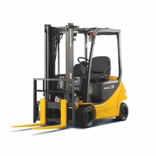 Электрический вилочный погрузчик - AE50 - Komatsu Construction and Mining Equipment - с питанием от аккумулятора / с местом для сидения водителя / для внешнего использования