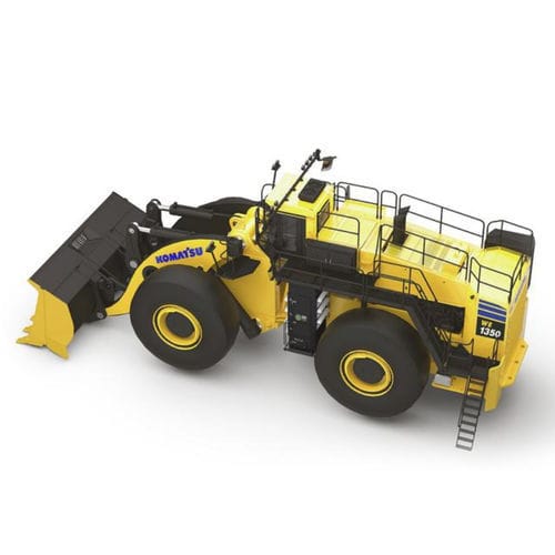 Погрузчик на колесах - WE1350 - Komatsu Construction and Mining Equipment - жесткое крепление / для горной индустрии / гибридный