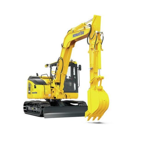 Экскаватор мини - PC88MR-11 - Komatsu Construction and Mining Equipment - гусеничный / дизельный / для строительной площадки