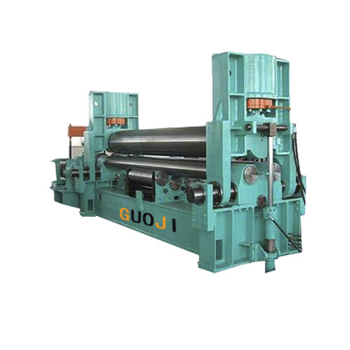 Гибочная машина с 3 роликами - GJW11S-30X3000 - Nantong Guoji Machinery Equipment Co.,Ltd. - гидравлическая / с портативной панелью управления / для тяжелых работ