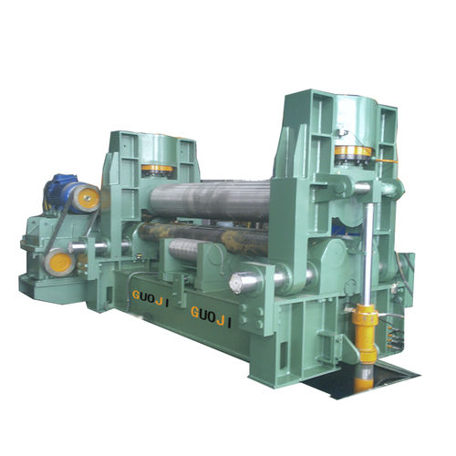 Гибочная машина с 3 роликами - GJW11S-80X3200 - Nantong Guoji Machinery Equipment Co.,Ltd. - гидравлическая / автоматическая / с портативной панелью управления