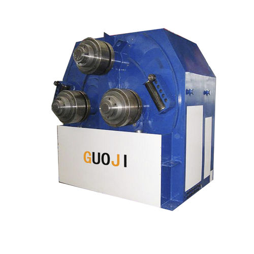 Гидравлический гибочный пресс - GJW24-100  - Nantong Guoji Machinery Equipment Co.,Ltd. - для профилей / с 3 приводными валками / вертикальный