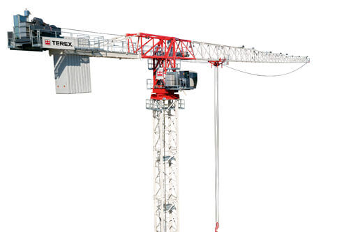 Фиксированный башенный кран - CTT 472-20 - TEREX CRANES - башенный с плоским верхом / для строительства / для горной индустрии