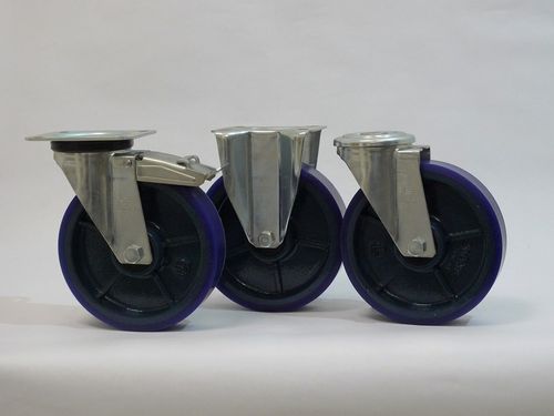 Колесо с бандажом - ZETA SOFT + M22 series - LAG SPA - из чугуна / гладкое / шариковое