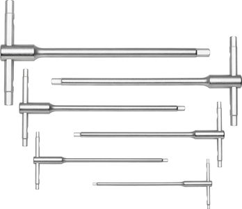 Ключ Аллена с шестигранной головкой - PB 1204.SET - PB Swiss Tools ( Shanghai) Trading Co.,Ltd - Т-образный / из стали