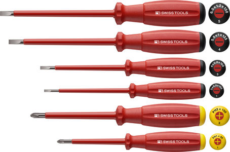 Динамометрическая отвертка - PB 58542, PB 58541 - PB Swiss Tools ( Shanghai) Trading Co.,Ltd - плоская / Phillips / изолированная