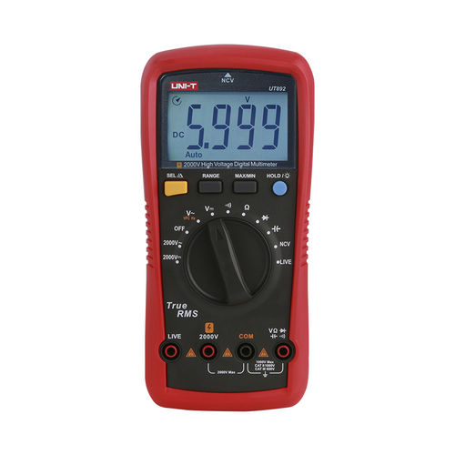 Цифровой мультиметр - UT892  - UNI-TREND TECHNOLOGY (CHINA) CO., LTD. - переносной / 2000 В / CAT II