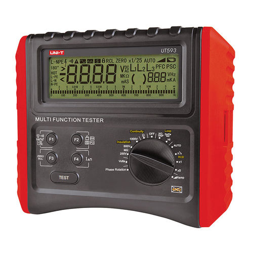 Тестер импеданса - UT590 series - UNI-TREND TECHNOLOGY (CHINA) CO., LTD. - порядка чередования фаз / остаточного тока / напряжения