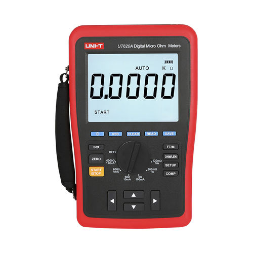 Цифровой микроомметр - UT620A - UNI-TREND TECHNOLOGY (CHINA) CO., LTD. - переносной / 4 провода / с низким сопротивлением