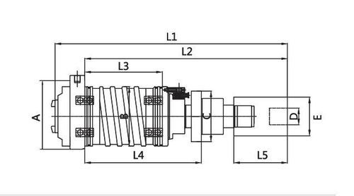 Стержень для мехобработки - DGZZ-10020/10024 - Guangzhou Haozhi Industrial Co., Ltd - с прямым приводом / BT 30 / пластичная смазка
