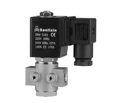Электромагнитный клапан с прямым приводом - SLP - SANLIXIN SOLENOID VALVE CO., LTD - 2/2 канала / нормально открытый / для горячей воды