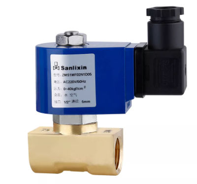 Электромагнитный клапан с прямым приводом - SMS  - SANLIXIN SOLENOID VALVE CO., LTD - 2/2 канала / нормально закрытый / воздух
