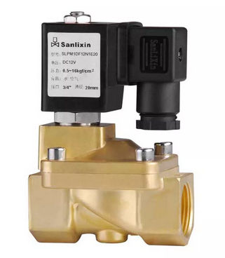 Электромагнитный клапан с прямым приводом - SLPM  - SANLIXIN SOLENOID VALVE CO., LTD - 2/2 канала / нормально закрытый / воздух
