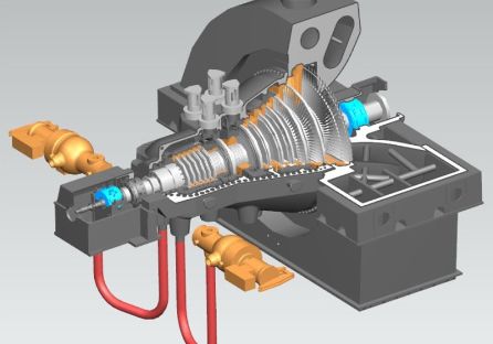 Газовая турбина - E Class CCPP - Shanghai Electric Group Co., Ltd. - для производства электроэнергии