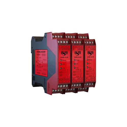Модуль-реле для безопасности - ESR - Shenzhen ESPE technology Co., LTD - на DIN-рейке