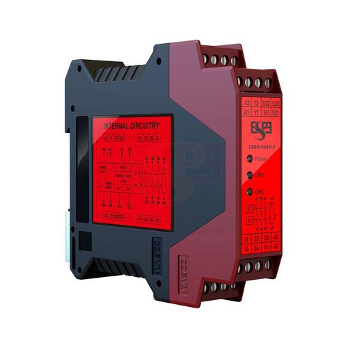 Модуль-реле для безопасности - ESRH-3A1B - Shenzhen ESPE technology Co., LTD - на DIN-рейке / слабой мощности / с предохранителем