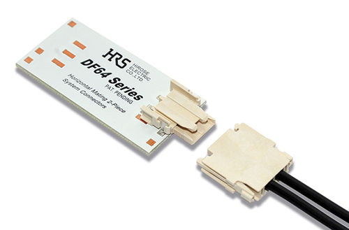Соединитель провод-плата - DF64 series - Hirose Electric Europe B.V. - плата-плата / параллельный / обжимной