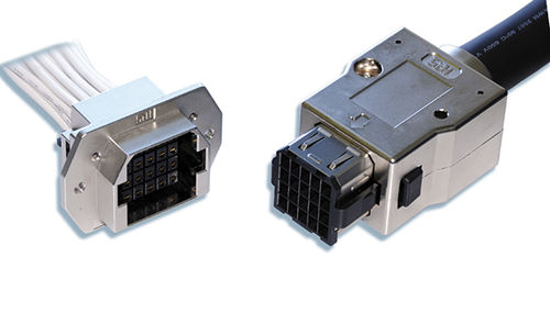 Соединитель для источника электропитания - PQ-S series - Hirose Electric Europe B.V. - квадратный / с блокировкой / для батареи