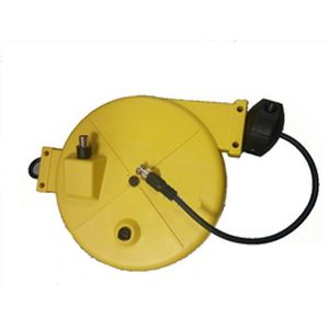 Наматывающее устройство для кабеля передачи данных - LRG58-25-FLAT-Y7 - lightcast - для звукового кабеля / убирающееся / фиксированное