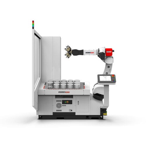 Роботизированная ячейка для загрузки - Turn-Assist Essential - RoboJob - для разгрузки / для небольших деталей / компактная