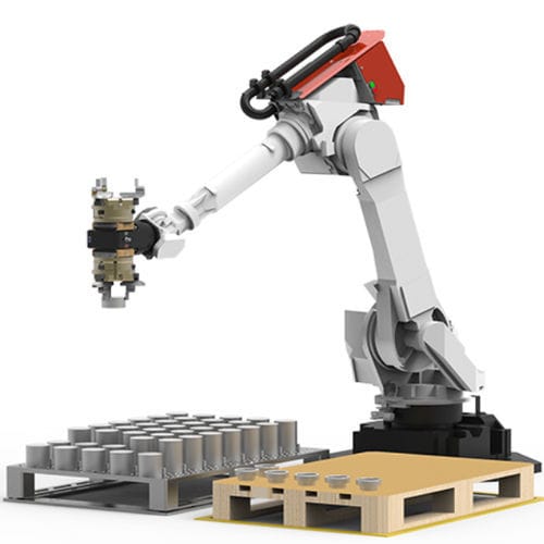 Роботизированная ячейка для загрузки - Pallet-Load Double - RoboJob - для разгрузки