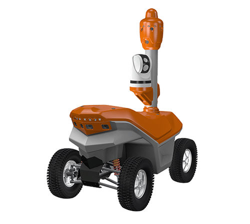 Мобильный робот для наблюдения - ARGUS - SMP Robotics Systems Corp. - для наружного использования / с акустической системой
