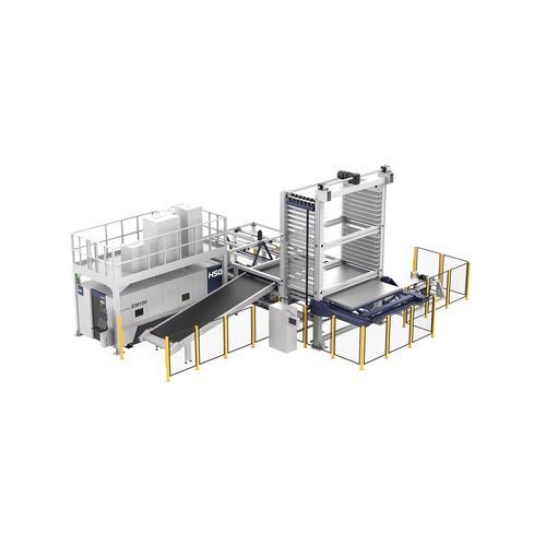 Система загрузки и разгрузки для лазерной системы - Store Pro series - HSG LASER CO.,LTD - для поддонов / автоматическая / модульная
