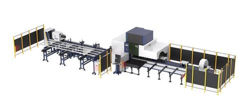 Лазерный станок для резки - T series - HSG LASER CO.,LTD - поворотный / для металла / для труб
