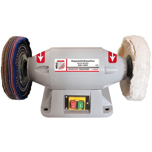 Полировальный станок для металлов - DSM150PS - Holzmann Maschinen GmbH - промышленный / электрический / с двумя головками