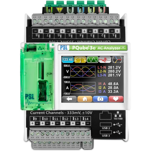 Анализатор для наблюдения - PQube 3e - Power Standards Lab - для электросети / мощности / графический