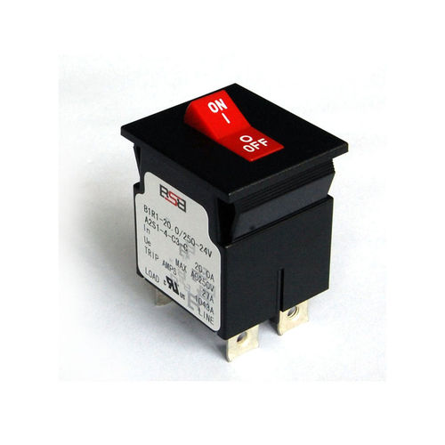 Магнитно-гидравлический выключатель - B1 2P series - ZHEJIANG BSB ELECTRICAL APPLIANCES CO.,LTD - с ручной перезарядкой / для распределения электроэнергии / для применения в железнодорожной отрасли
