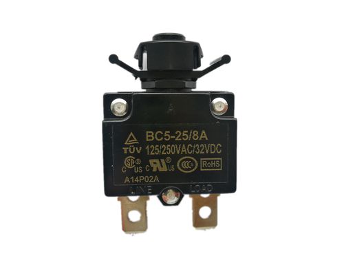 Термический выключатель - BC5-25 8A - ZHEJIANG BSB ELECTRICAL APPLIANCES CO.,LTD - с ручной перезарядкой / для распределения электроэнергии / генератора
