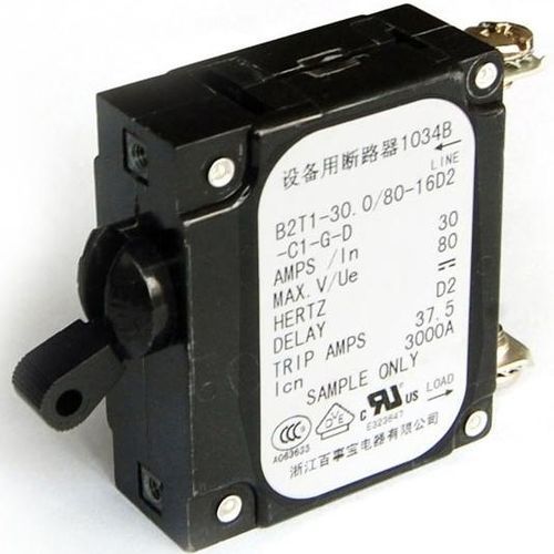 Магнитно-гидравлический выключатель - B2 series - ZHEJIANG BSB ELECTRICAL APPLIANCES CO.,LTD - постоянный ток / переменный ток / с ручной перезарядкой