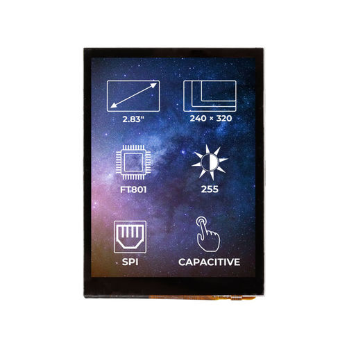 Блок индикации TFT - RVT28AEFNWC00 - Riverdi - с емкостным сенсорным экраном / 320x240 / промышленный