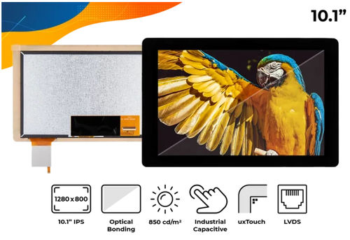 Табло TFT - RVT101HVLNWC00-B - Riverdi - IPS / 10,1" / прецизионное