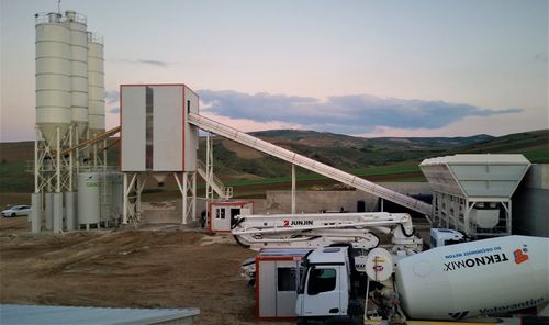 Стационарная бетоносмесительная установка - MVS160S - MVS Proje - непрерывного действия