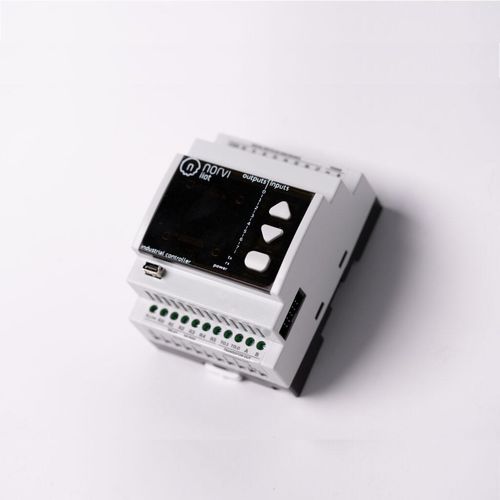 Программируемая автоматическая система на DIN-рейке - NORVI IIOT AE02-V - ICONIC DEVICES PVT LTD - аналоговые входы / с цифровыми входами / релейные выходы