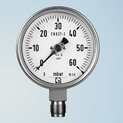 Аналоговый манометр - R 40 - Schmierer GmbH - резьбовой / из пластика / из латуни